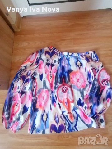 Жестока  блуза в ярки цветове , снимка 3 - Блузи с дълъг ръкав и пуловери - 40589331