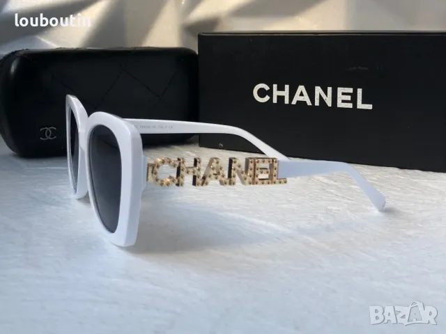 CH 2024 дамски слънчеви очила котка бели черни, снимка 10 - Слънчеви и диоптрични очила - 47742105