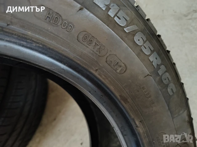 4бр.всесезонни гуми MICHELIN 215 65 16C DOT21 цена за брой, снимка 8 - Гуми и джанти - 51357882
