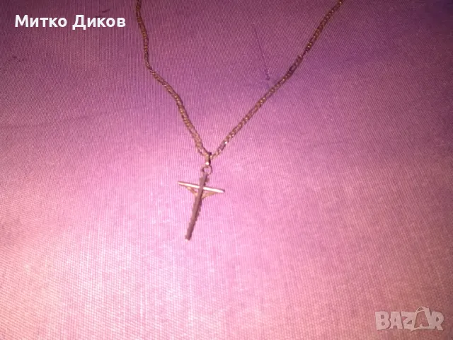 Сребърно кръстче разпъването на Христос проба 925, снимка 4 - Колиета, медальони, синджири - 49348810