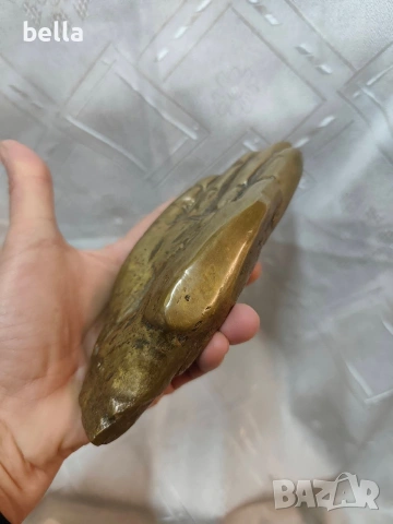 Автентична бронзова пластика „Ръка"- изключително масивна !, снимка 3 - Антикварни и старинни предмети - 53495274