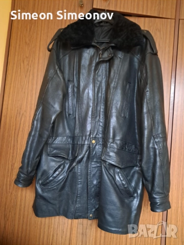 Продавам мъжка шуба естествена кожа