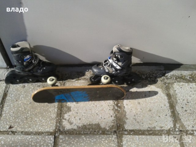 Децки скейтборд и чифт ролери, снимка 8 - Ролери, кънки - 42963249