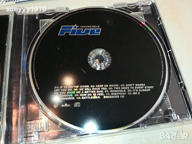FIVE-ORIGINAL CD 1203231516, снимка 2 - CD дискове - 39972065