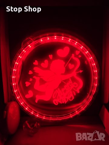 Led лампа Свети Валентин valentine 3d light 