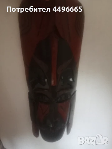 Африканска маска, снимка 2 - Декорация за дома - 50916601