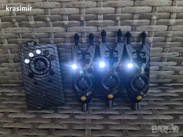 Сигнализатори Nash R3 3+1 къстъм, снимка 9 - Такъми - 51014832