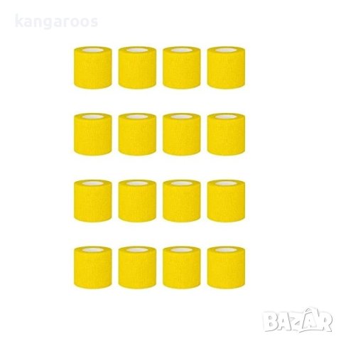 16 ролки самозалепващ бинт (Кобан) Kindmax Lap 7.5 см х 4.5м, снимка 7 - Футбол - 43542266