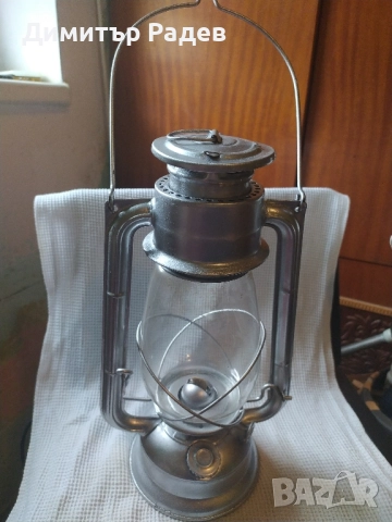 КИРКА--РЕТРО 1972г ----БДС автентична масивна панцер--фенер нов за къмпик риболов и др., снимка 7 - Други стоки за дома - 49282560