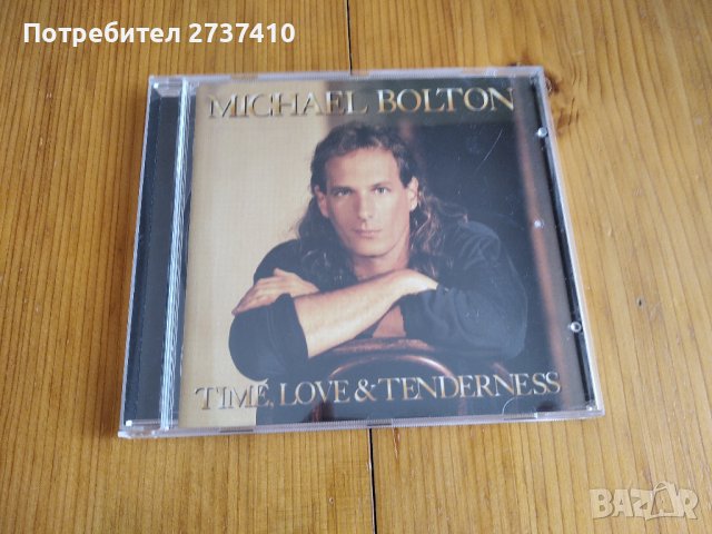 MICHAEL BOLTON - TIME LOVE & TENDERNESS 15лв оригинален диск