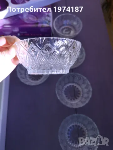 Ново. Кристални купи , снимка 4 - Сервизи - 48110382