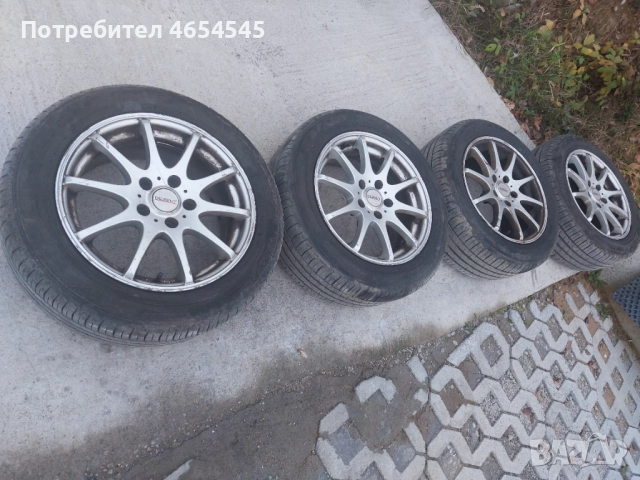 Гуми 16 цола с джанти за Мрцедес С клас W203 В203 205/55/16 7Jx16H2