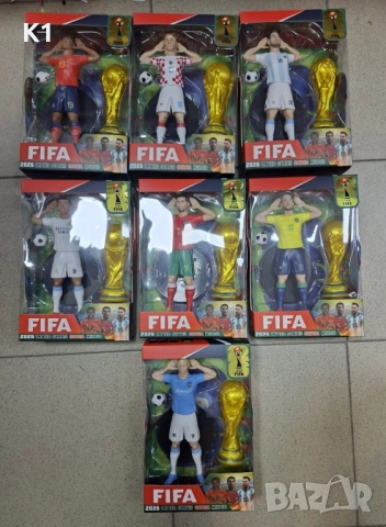 Фигурки футболисти Fifa 2026 Меси/Роналдо/Ламин Ямал/Неймар Messi Ronaldo/Neymar/Haaland, снимка 2 - Фигурки - 53474207