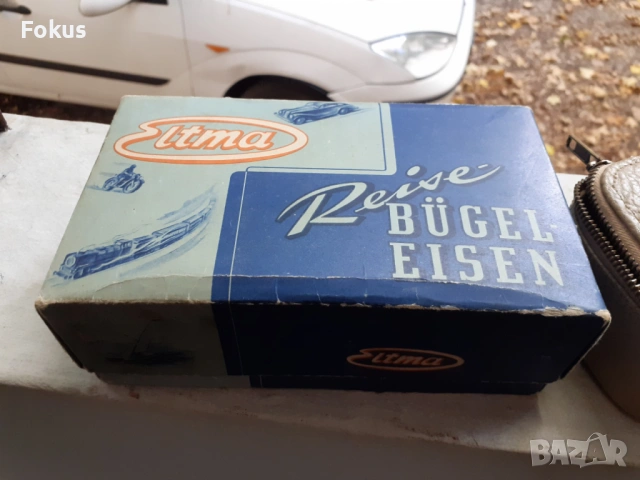 Стара колекционерска електрическа малка туристическа ютия, снимка 5 - Антикварни и старинни предмети - 53294271