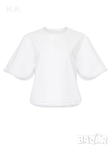 Victoria Beckham бяла тениска/блуза