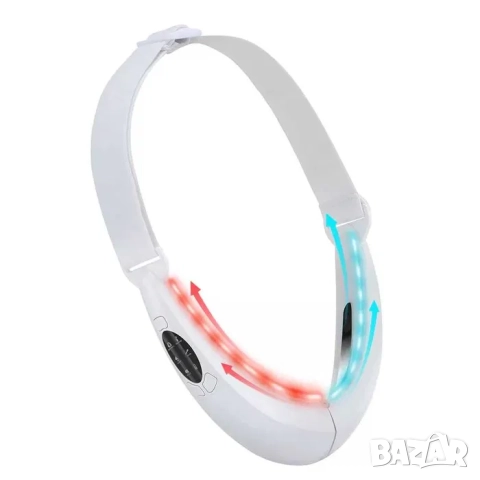 EMS масажор за лице, V-образен колан за двойна брадичка, фотон терапия, снимка 7 - Масажори - 52209277