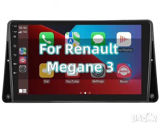 Мултимедия, Двоен дин, за Renault Megane 3, Навигация, плеър, Android, Рено Меган 3, 2009-2014