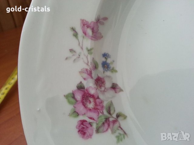Стар български порцелан чинии, снимка 4 - Антикварни и старинни предмети - 33205723