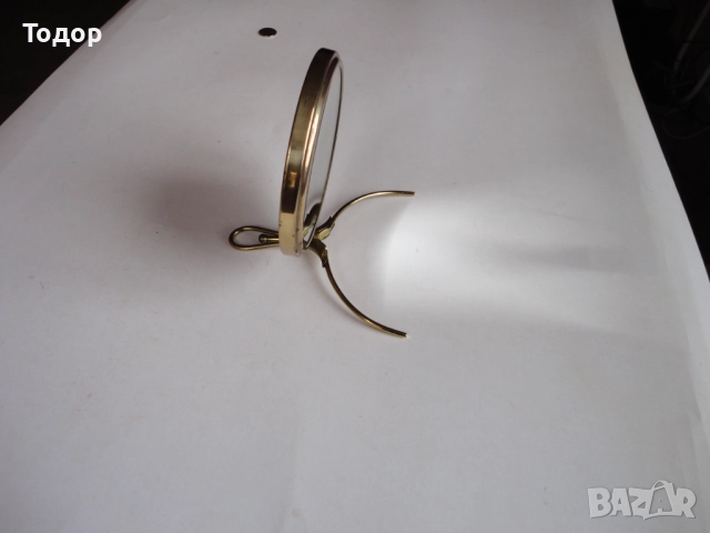 Двустранно бронзово настолно огледало , снимка 6 - Антикварни и старинни предмети - 52836010