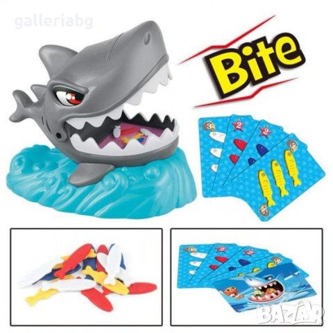 Забавна играчка Crazy Shark - хапеща акула, снимка 3 - Други - 43559300