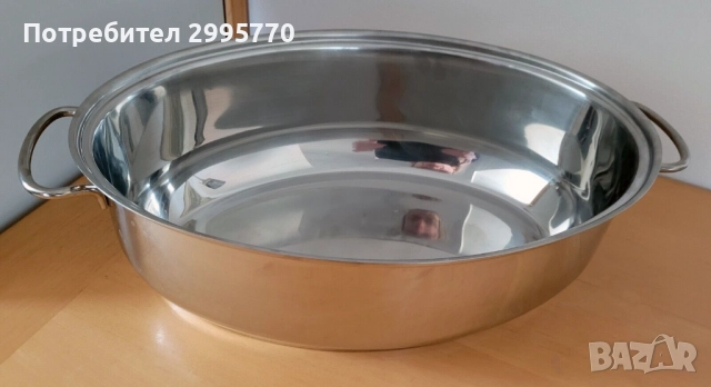 Тава тенджера с метален капак 2 във 1 , снимка 3 - Съдове за готвене - 52881222