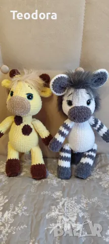 Ръчно изплетени играчки на една кука