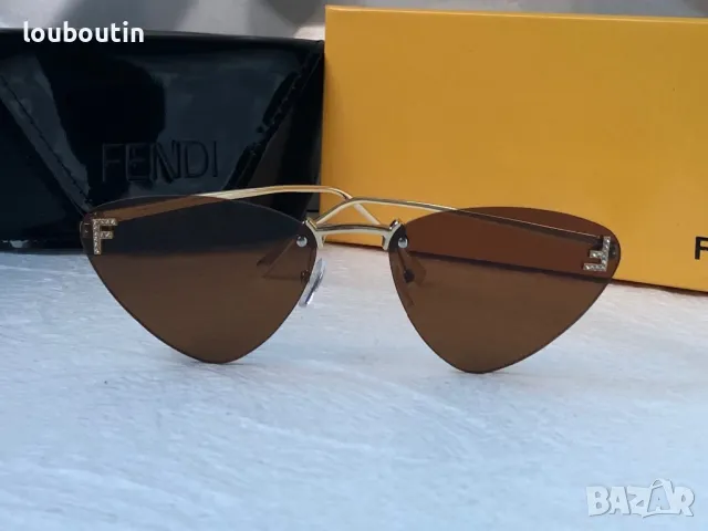 Fendi Дамски слънчеви очила тъиъгълни 3 цвята , снимка 13 - Слънчеви и диоптрични очила - 47669507