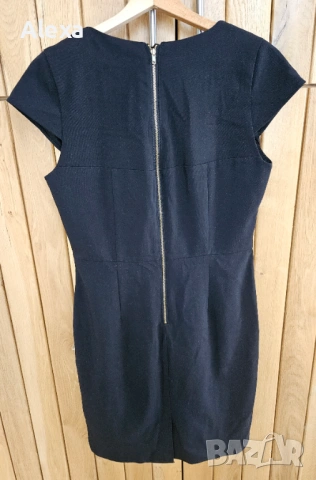 Рокля черна елегантна, снимка 3 - Рокли - 53499146