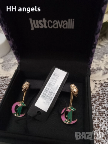 just cavalli нови цветни обеци , снимка 2 - Обеци - 52682854