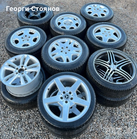 ⭐ Оригинални джанти Mercedes с гуми – отлични!