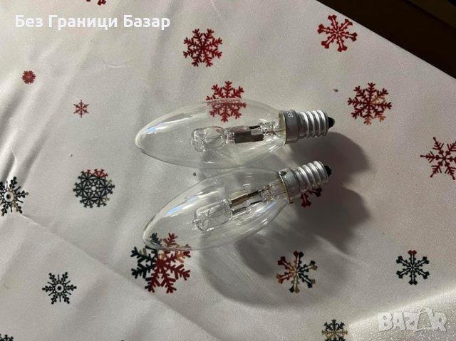 Нови Дълготрайни Халогенни Крушки E14 18W Топло Бяла Светлина 2 броя, снимка 8 - Крушки - 44060345