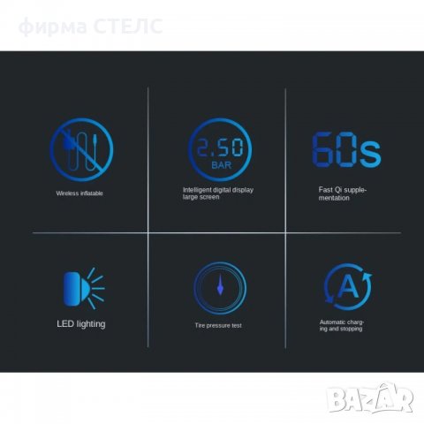 Електрическа помпа STELS RS-90, Кола, Колело, Мотор, Манометър, 120W, снимка 10 - Аксесоари и консумативи - 40203190