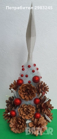 Коледна декоративна елха със звезда , снимка 4 - Декорация за дома - 52634466