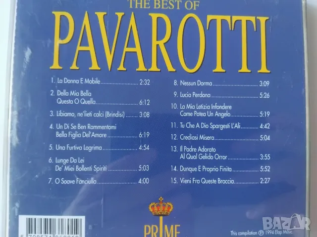Pavarotti ‎– The Best Of Pavarotti - оригинален диск Павароти , снимка 2 - CD дискове - 50170263