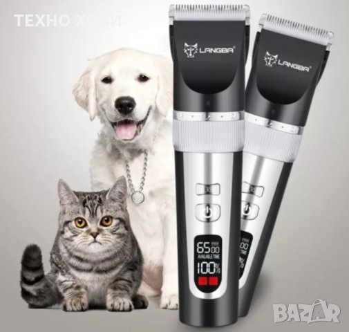  Машинка за подстригване на кучета и котки LANGBA-PROFESIONAL DOGс керамична/титаниева глава, снимка 2 - За кучета - 35386460