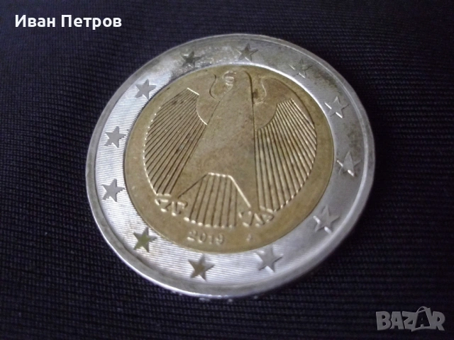 Супер рядка 2 евро монета 2019 Серия J (Германия), снимка 6 - Нумизматика и бонистика - 53488747