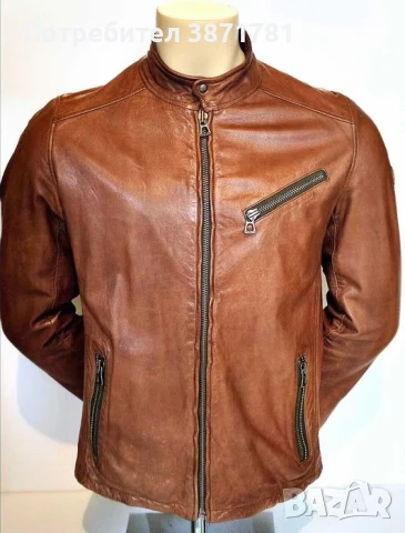 Мъжко кожено яке Hugo Boss , L размер, снимка 1