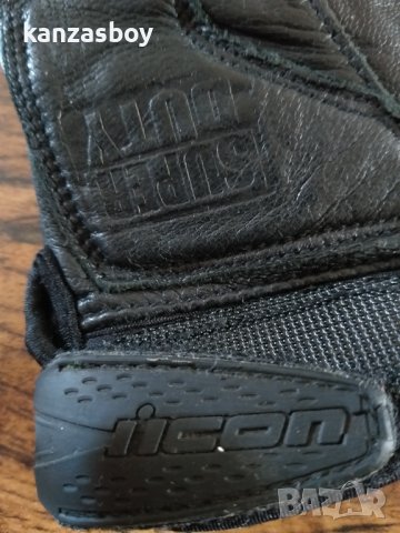 Icon Superduty 2 Gloves - мото кожени ръкавици, снимка 7 - Ръкавици - 43384087