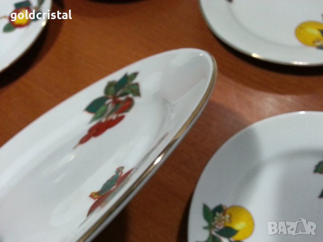 Стар български порцелан чинии , снимка 5 - Антикварни и старинни предмети - 43454411