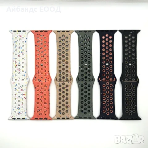 Силиконови каишки Nike Recycled за Apple Watch Ultra/SE/10/9/8/7/6, снимка 6 - Каишки за часовници - 51370931