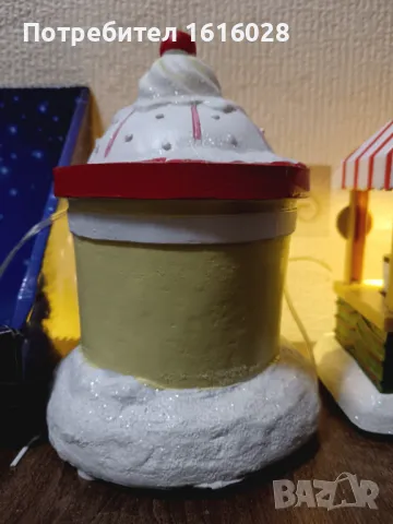 Сладоледен магазин.Коледни сцени на MAGIC VILLAGЕ., снимка 5 - Декорация за дома - 48046257