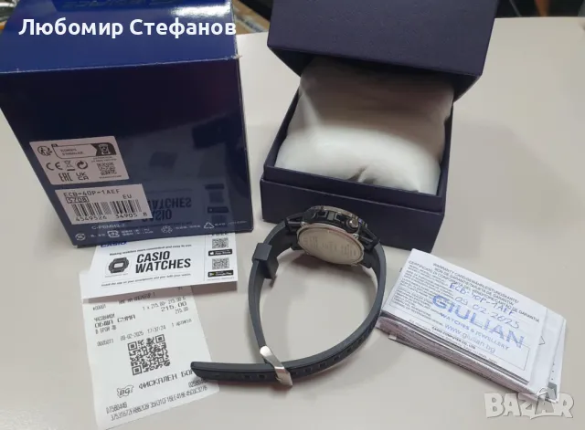 Часовник Casio ECB-40P-1AEF , снимка 5 - Мъжки - 49661383