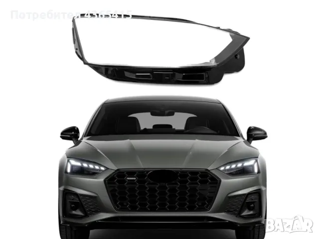 Стъклo за фар на Audi A5 F5 Facelift (2020-2024) Десен, снимка 4 - Аксесоари и консумативи - 49985331