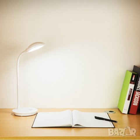 Гъвкава (Кръг) LED лампа за бюро с USB зареждане и тъч контрол, снимка 7 - Лед осветление - 33197788