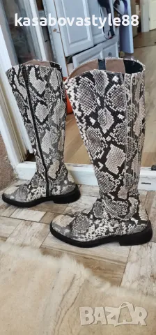 Ботуши Естествена кожа 37 н. , снимка 3 - Дамски ботуши - 47362792
