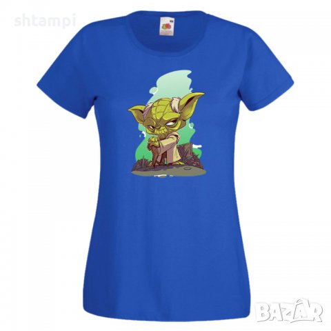 Дамска тениска Star Wars Yoda Игра,Изненада,Подарък,Геймър,, снимка 4 - Тениски - 36790213
