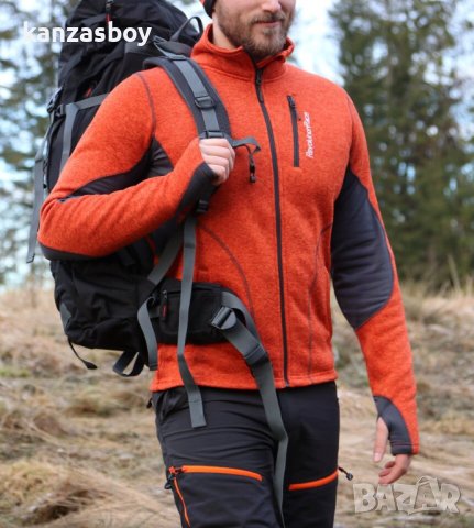 RevolutionRace Fusion Fleece Men Black Edition - страхотно мъжко яке 2ХЛ КАТО НОВО