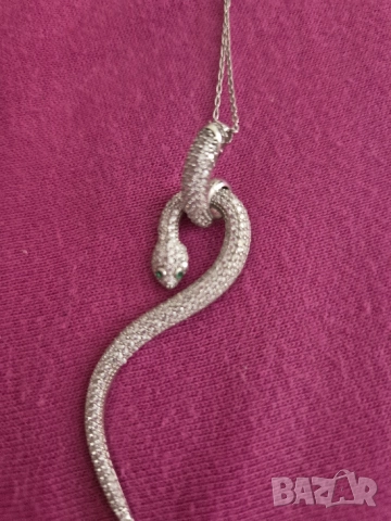 сребърен змийски комплект , снимка 5 - Бижутерийни комплекти - 49331971