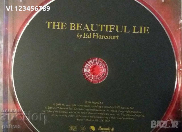 СД - Ed Harcourt THE BEAUTIFUL LIE, снимка 2 - CD дискове - 27694948