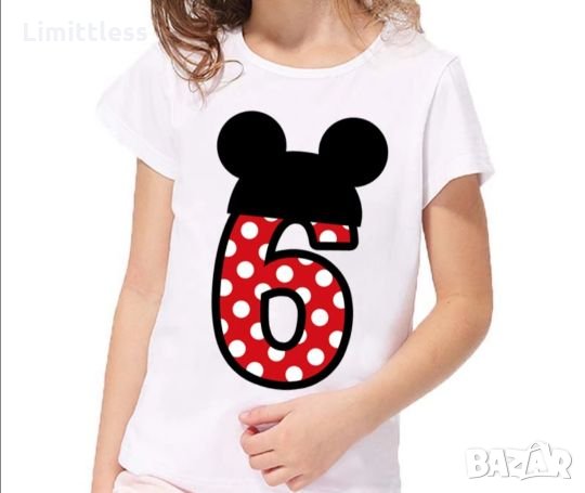 Детски тениски с цифра за рожден ден , снимка 10 - Детски тениски и потници - 26346575